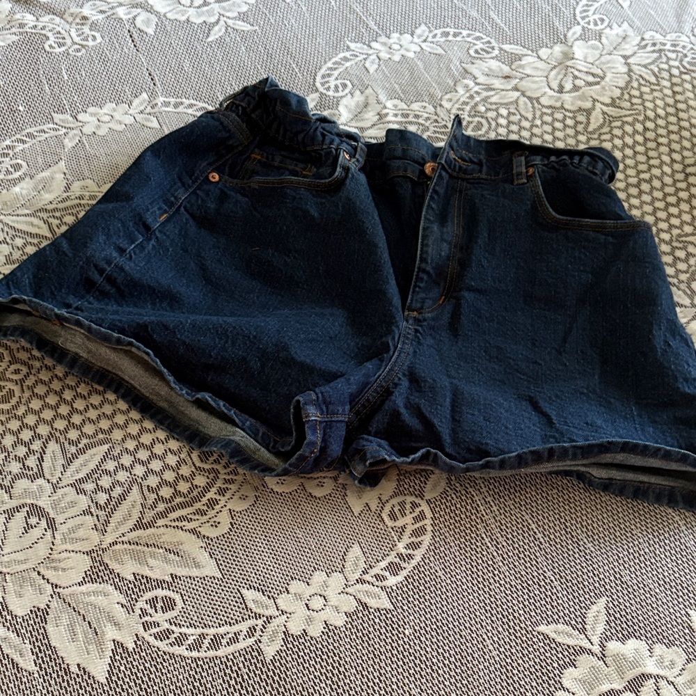 Dark Blue Denim Women's Shorts by Loft, size 10